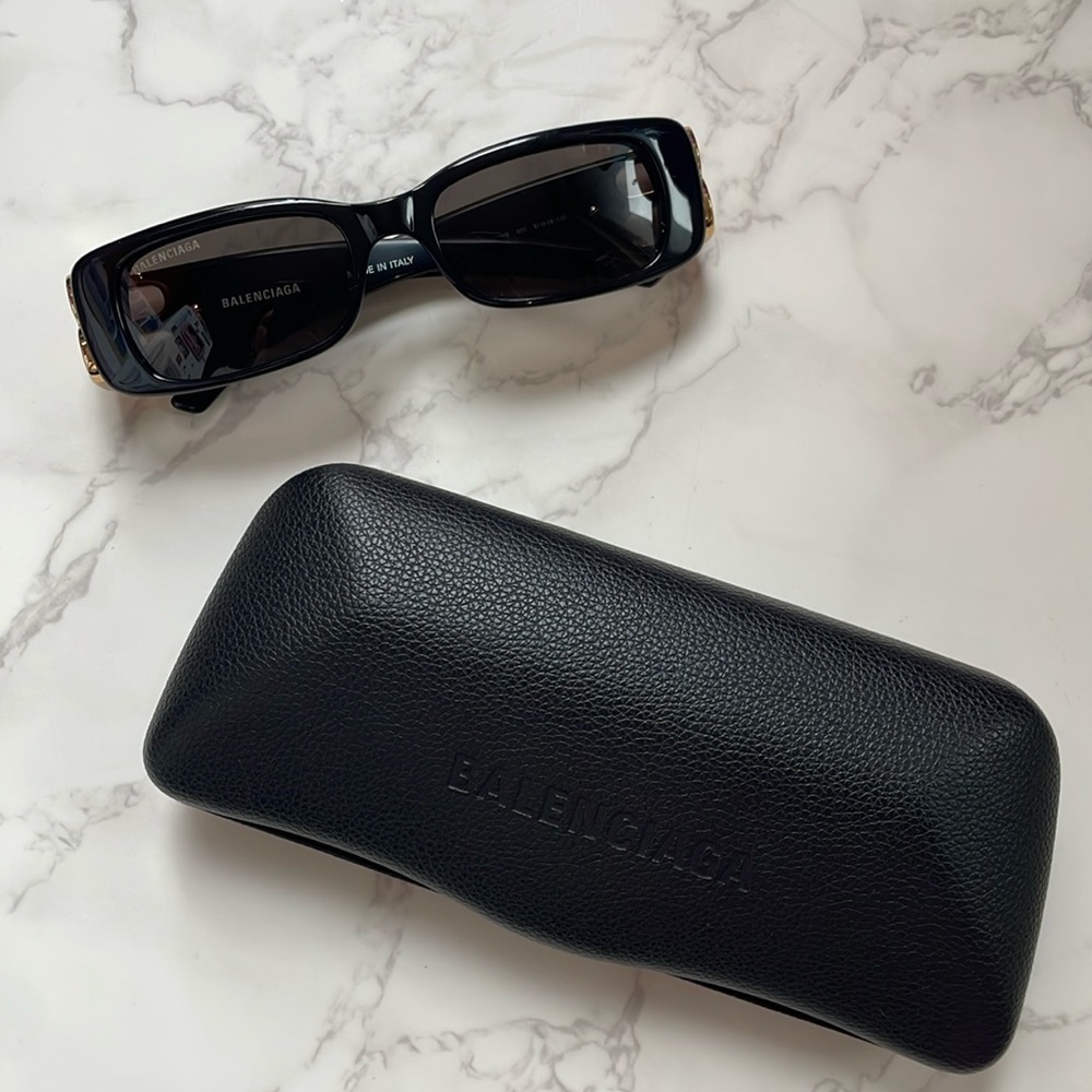 Balenciaga Dynasty Rectangular Sunglasses